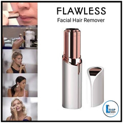 Rechargeable Flawless Facial Hair Remover with USB Cable — Smooth Skin Solution