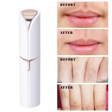 Rechargeable Flawless Facial Hair Remover with USB Cable — Smooth Skin Solution