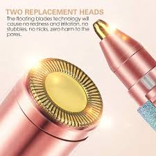 2 In 1 Rechargeable Flawless Eyebrow Hair Remover & Facial Hair Trimmer — Painless Beauty