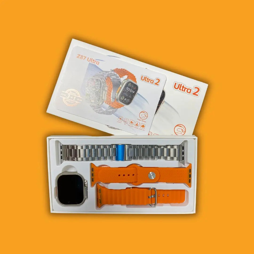 Z87 Ultra 2 Smartwatch - 3+1 Bands Finger Sensor