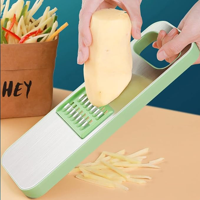 5 in 1 Mandolin Slicer, Multi-function Vegetable Cutter, Stainless Steel Food Slicer, Vegetable Peeler for Small Work in the Kitchen