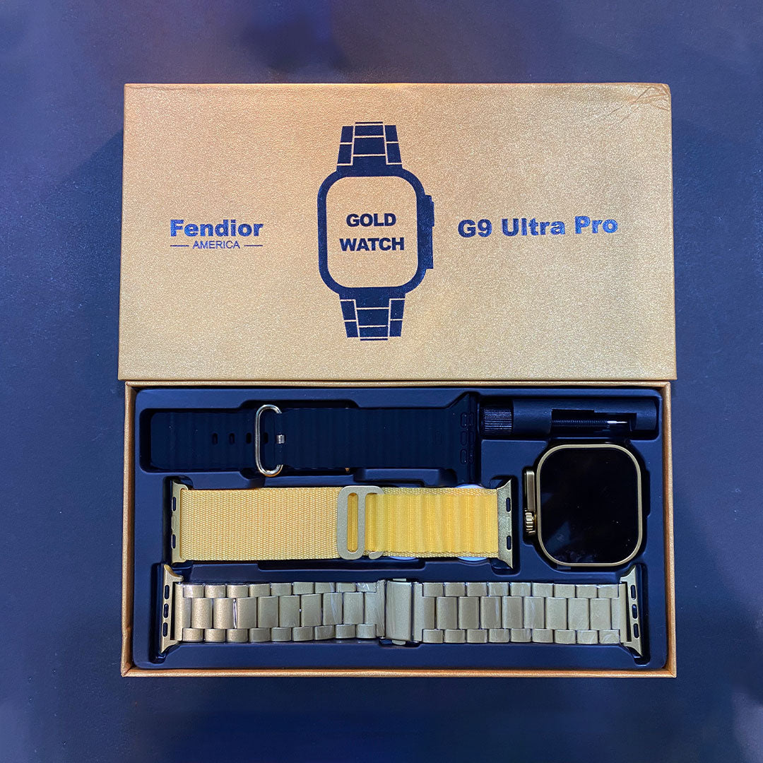 G9 Ultra Pro Smart Watch Golden Edition