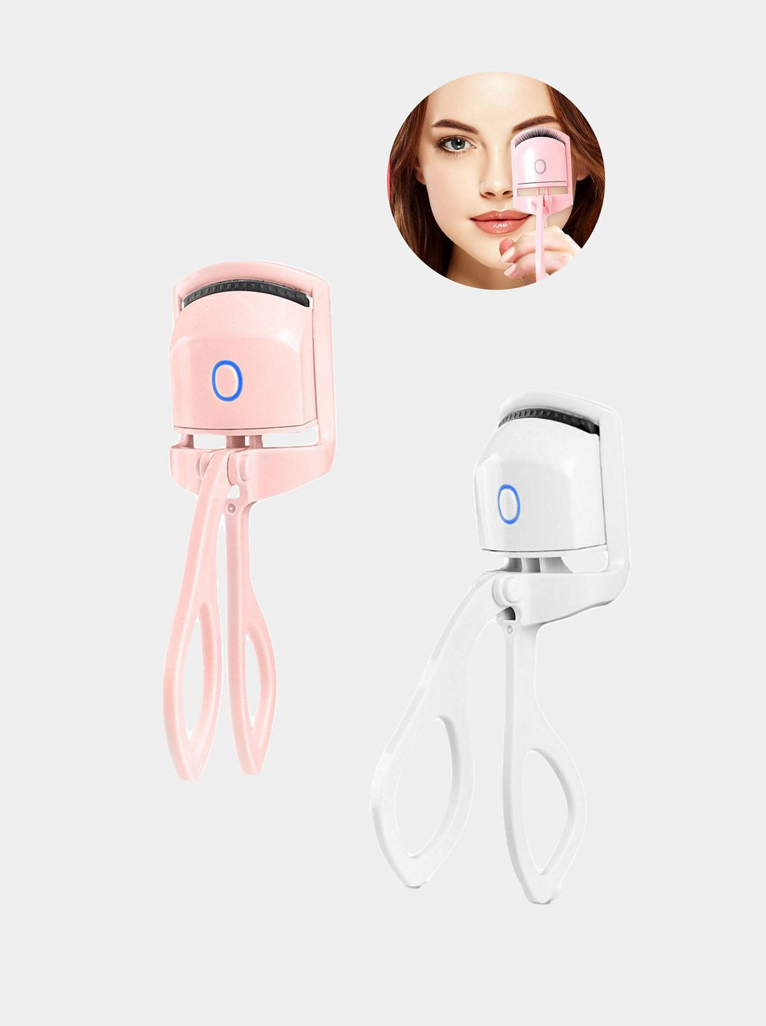 PORTABLE ELECTRIC EYELASH CURLER TOOL LONG LASTING THERMAL ELECTRIC EYELASH CURLER USB RECHARGEABLE EYELASH CURLER FOR WOMEN