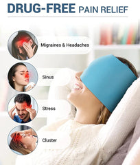 Migraine Cap – Hot & Cold Therapy for Headache & Eye Relief