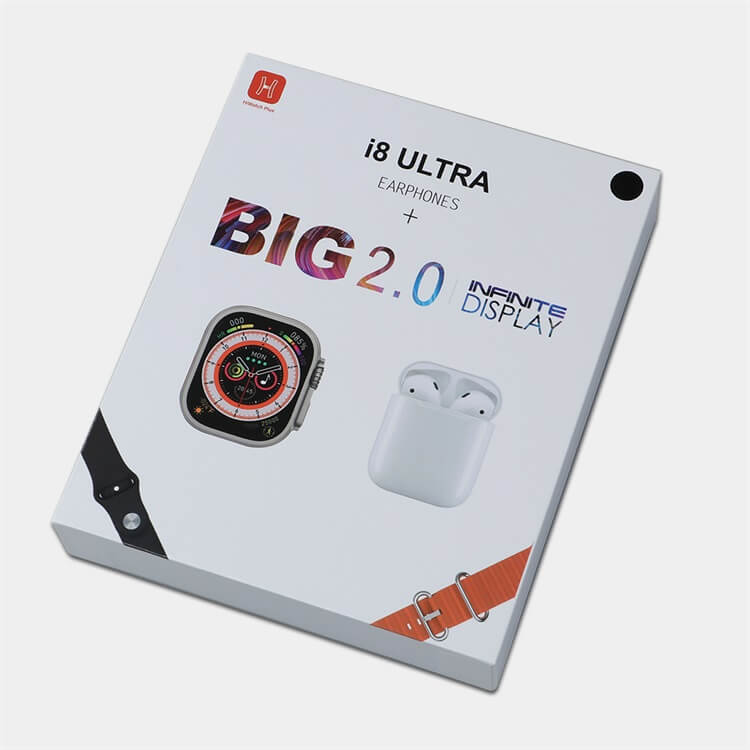 i8 Ultra Earphone + Series 8 Smartwatch