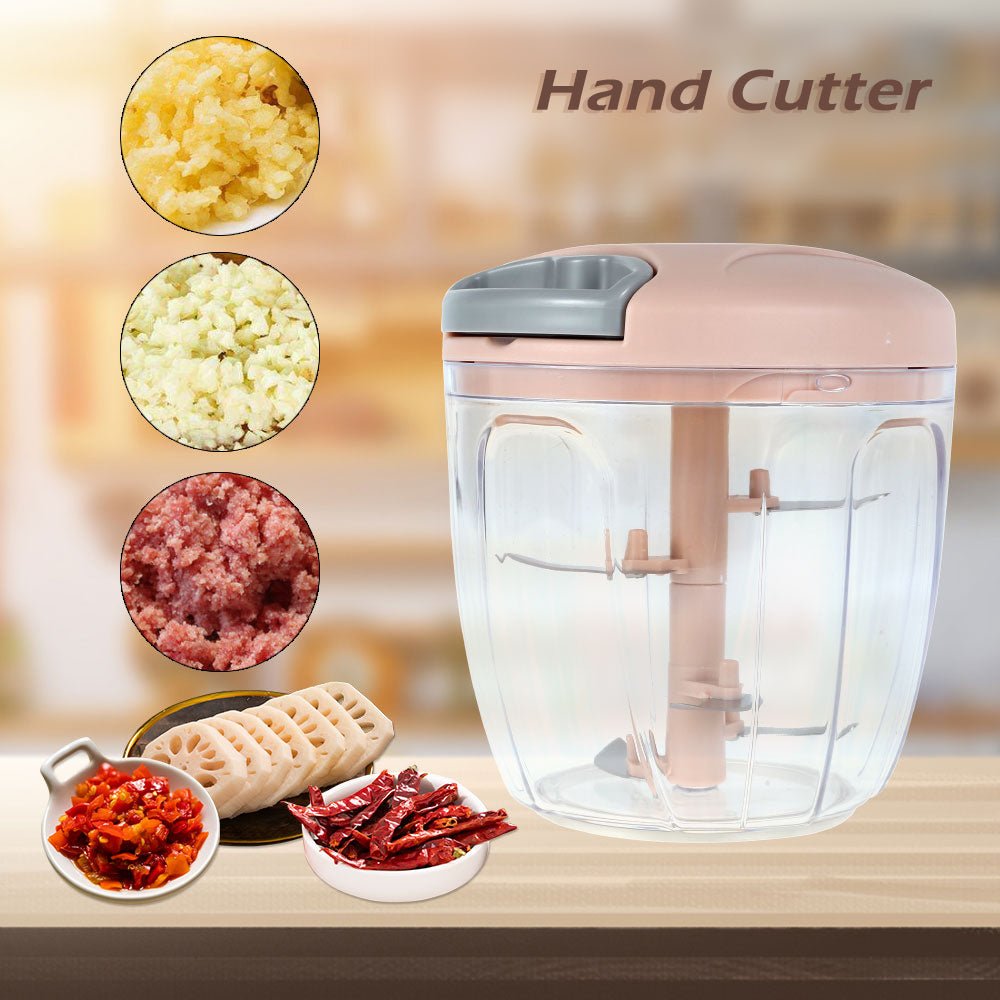 Manual Speedy Chopper & Vegetable Cutter - 5 Blade Chopper / Hand Chopper /Speedy Chopper Hand Pulled Type / Manual Chopper